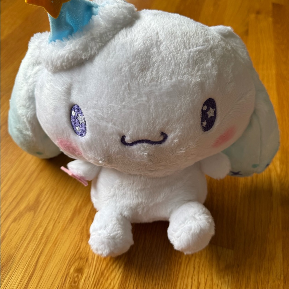 Sanrio White and Blue Stuffed Animal